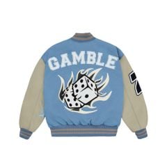 GAMBLE VARSITY JACKET / STEEL