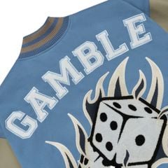 GAMBLE VARSITY JACKET / STEEL