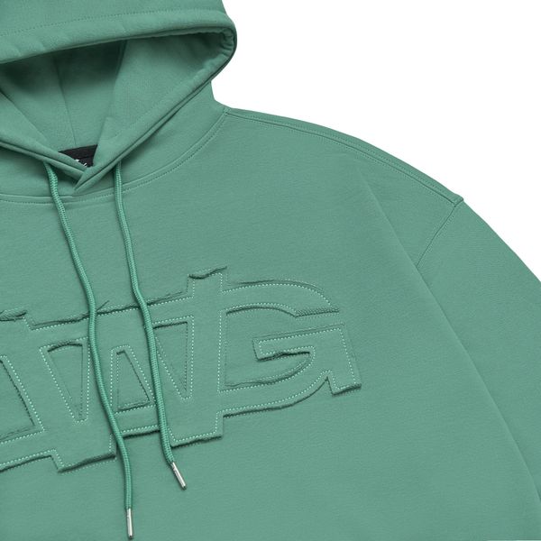  PATCH LOGO HOODIE / TEAL 