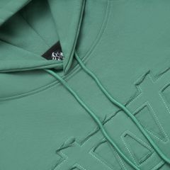 PATCH LOGO HOODIE / TEAL