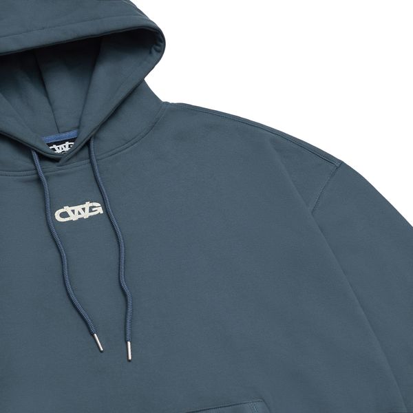  GW LOGO HOODIE / STEEL 