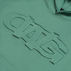 PATCH LOGO HOODIE / TEAL