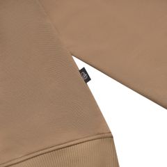 PATCH LOGO SWEATER / CAMEL