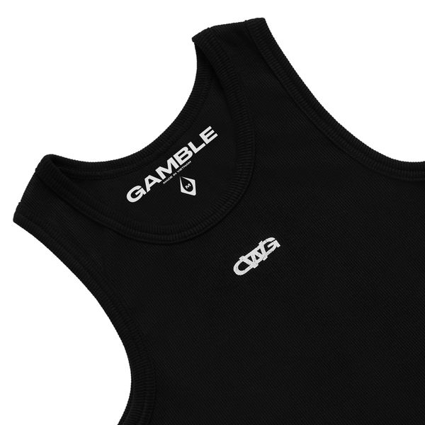  LOGO TANK TOP / BLACK 