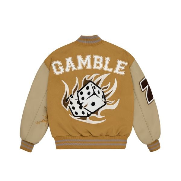  GAMBLE VARSITY JACKET / SAND 