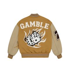 GAMBLE VARSITY JACKET / SAND