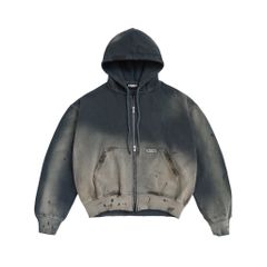 GW TRASH FULLZIP HOODIE / BLUE