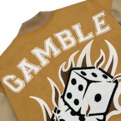 GAMBLE VARSITY JACKET / SAND