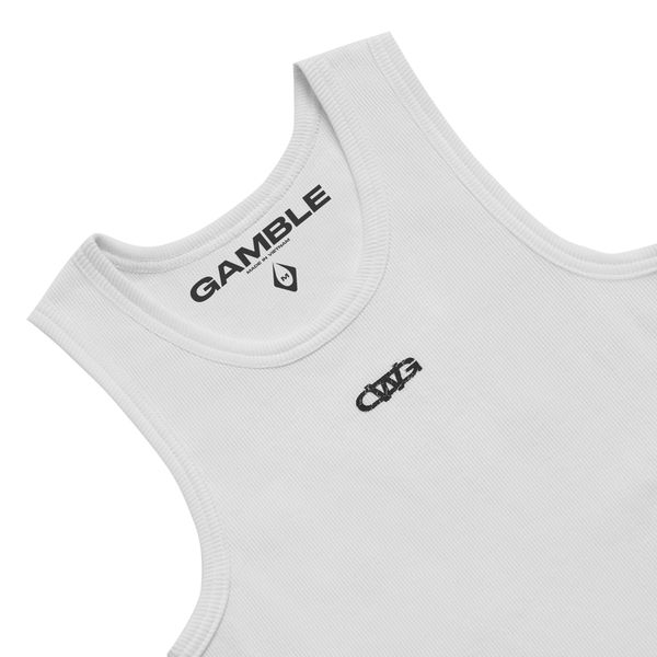  LOGO TANK TOP / WHITE 