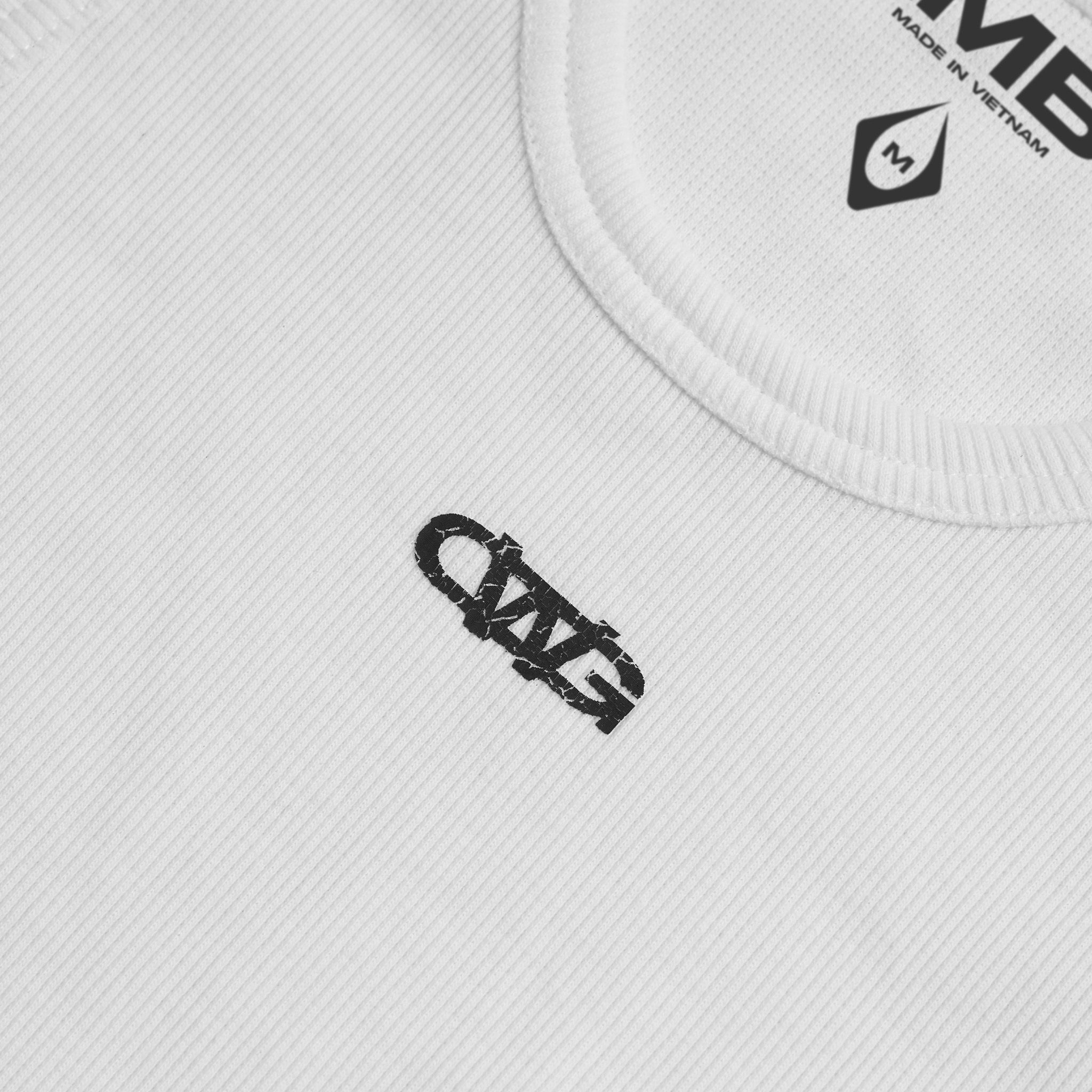 LOGO TANK TOP / WHITE GAMBLE WORLDWIDE