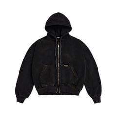 GW TRASH FULLZIP HOODIE / BLACK