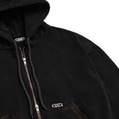 GW TRASH FULLZIP HOODIE / BLACK