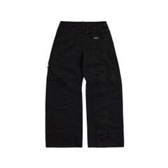 GW TRASH JEANS / BLACK
