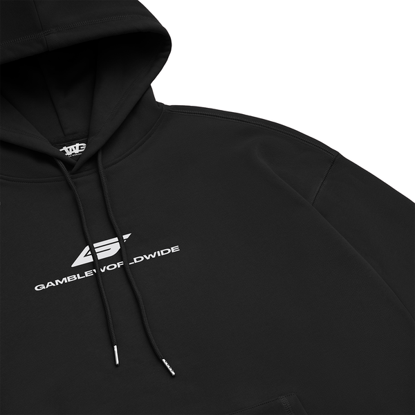  G LOGO HOODIE / BLACK 