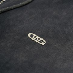 GW METAL FULL ZIP HOODIE / TITANIUM