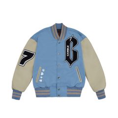 GAMBLE VARSITY JACKET / STEEL