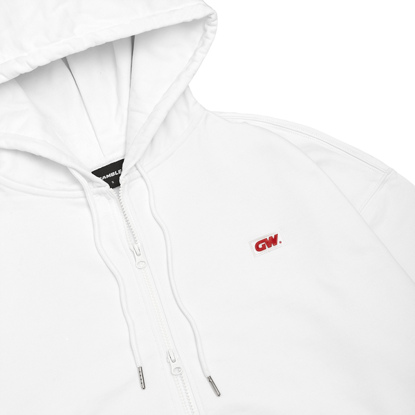  GW FULLZIP HOODIE / WHITE 