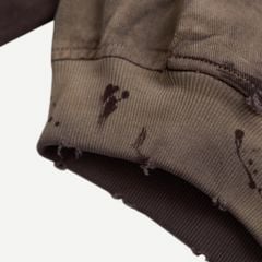 GW TRASH FULLZIP HOODIE / BROWN