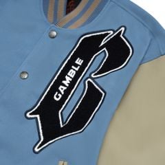 GAMBLE VARSITY JACKET / STEEL