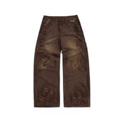 GW TRASH JEANS / BROWN