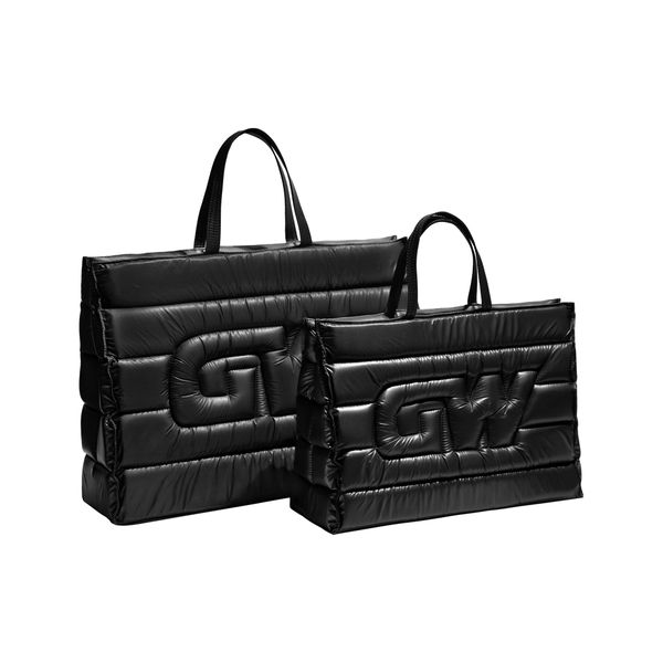  GW PUFFER BAG / BLACK / L 