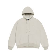 GW FULLZIP HOODIE / PEARL