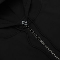 METAL FULLZIP HOODIE / BLACK