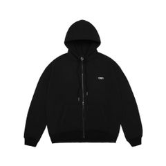 METAL FULLZIP HOODIE / BLACK