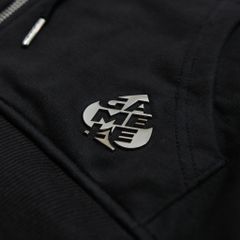 ACE CROPPED FULLZIP HOODIE / BLACK