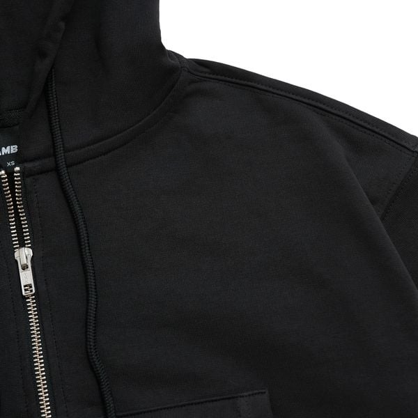  ACE CROPPED FULLZIP HOODIE / BLACK 