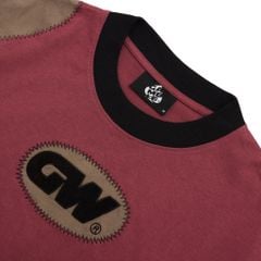 PATCHWORK TEE / ROSSO