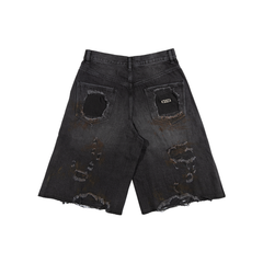 RIPPED SHORTS / BLACK