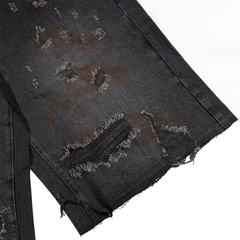 RIPPED SHORTS / BLACK