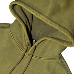 METAL WASHED HOODIE - MAPLE