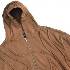 VEINS FULLZIP HOODIE / WOODY