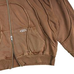 VEINS FULLZIP HOODIE / WOODY