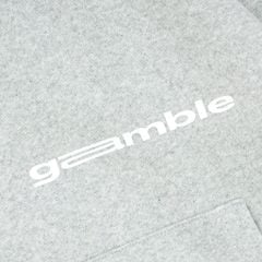 LOGO BOXY FULLZIP HOODIE / GREY