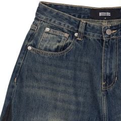 LOGO BAGGY PANTS / INDIGO