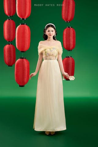 AD25-8 Áo Dài Liên Nguyệt