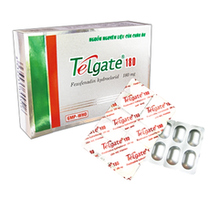 Thuốc Telgate 180mg NIC hỗ trợ điều trị viêm mũi dị ứng và mày đay (20 viên)