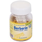 Berberin 10mg - Hộp 100v - pharimexco
