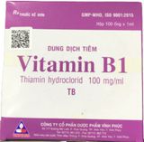Vitamin B1 100mg/ml Vinphaco (Hộp 100 ống)