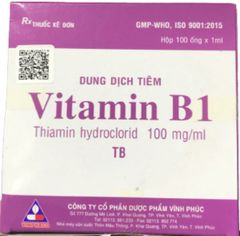 Vitamin B1 100mg/ml Vinphaco (Hộp 100 ống)