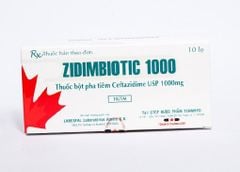 Zidimbiotic 1000 inj (ceftazidime 100mg)