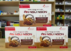 N-Biotech - Đông trùng hạ thảo Ăn ngủ ngon hộp 6 vỉ x 10 viên (hộp cứng)