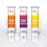 N-Biotech - Sủi Multivitamin Vị Cam, Chanh Leo, Dứa tuýp 20 viên 4g