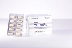 Yuraf Tab trị các cơn đau trung bình đến nặng (10 vỉ x 10 viên)