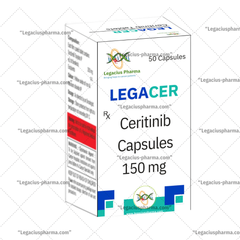 LegaCer Ceritinib 150mg  Legacius Pharm hộp 50 viên - Điều trị ung thư Phổi