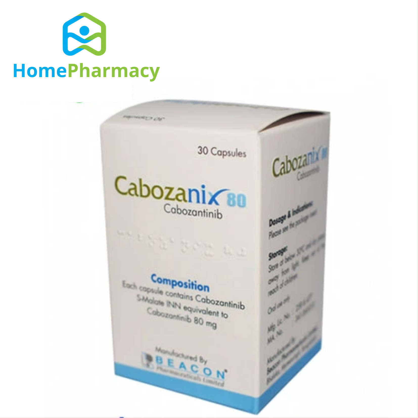 Cabozanix 80 (Cabozantinib) - Thuốc điều trị ung thư gan, thận hiệu quả thumbnail 1