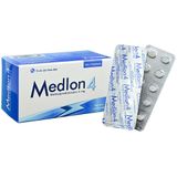 Medlon methylprednisolon 4mg ( hộp 10 vỉ x 10 viên )